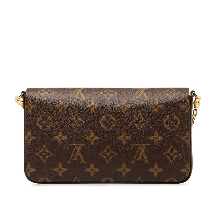 Louis Vuitton Monogram Pochette Felicie Chain Shoulder Bag