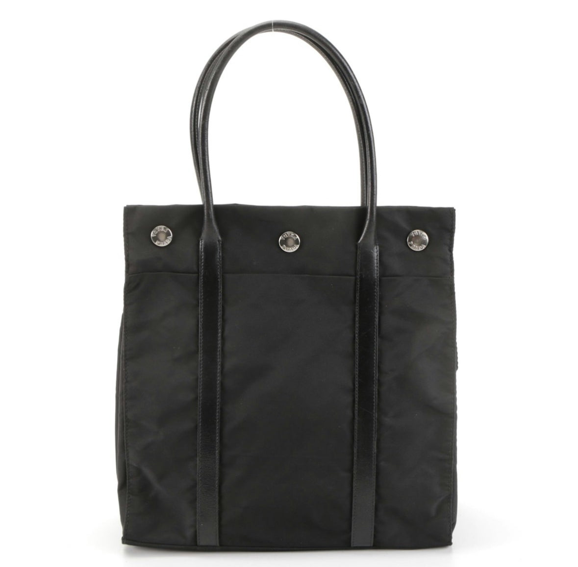 Prada Nylon x Leather Tote