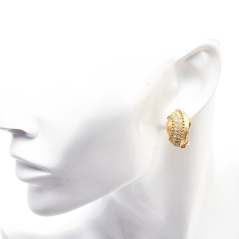 Dior Rhinestone Earrings
