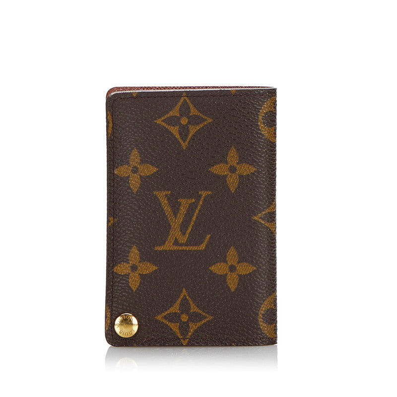 Louis Vuitton Monogram Porte Carte Credit Pression Card Case