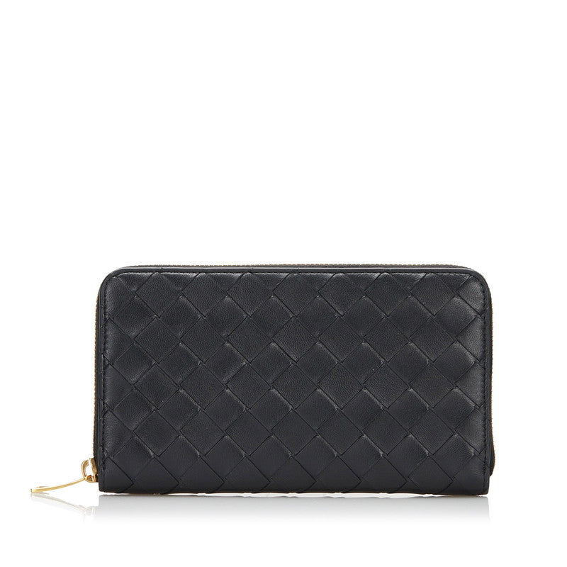 Bottega Veneta Intrecciato Zip Around Wallet