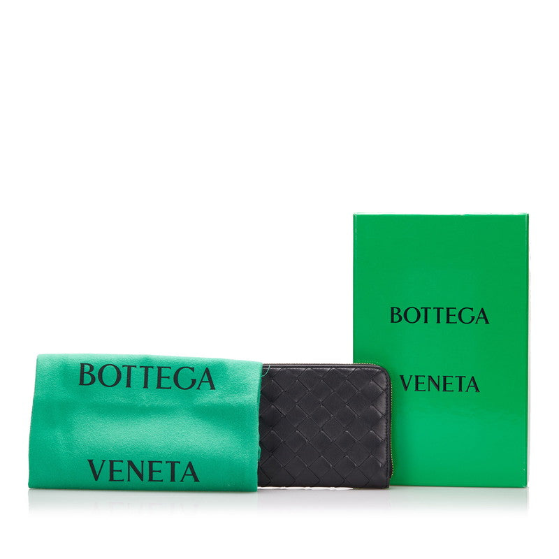 Bottega Veneta Intrecciato Zip Around Wallet