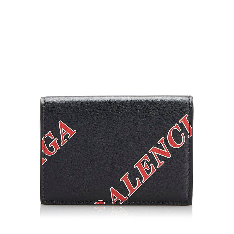 Balenciaga Logo Tri-fold Wallet