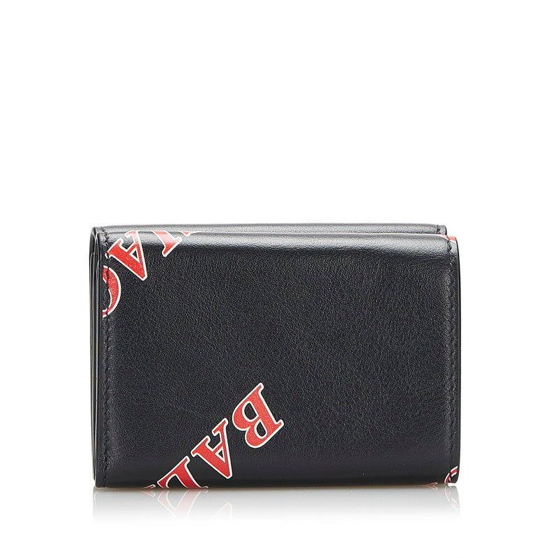 Balenciaga Logo Tri-fold Wallet