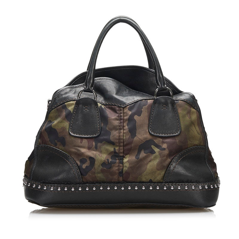 Prada Camouflage Studs Handbag