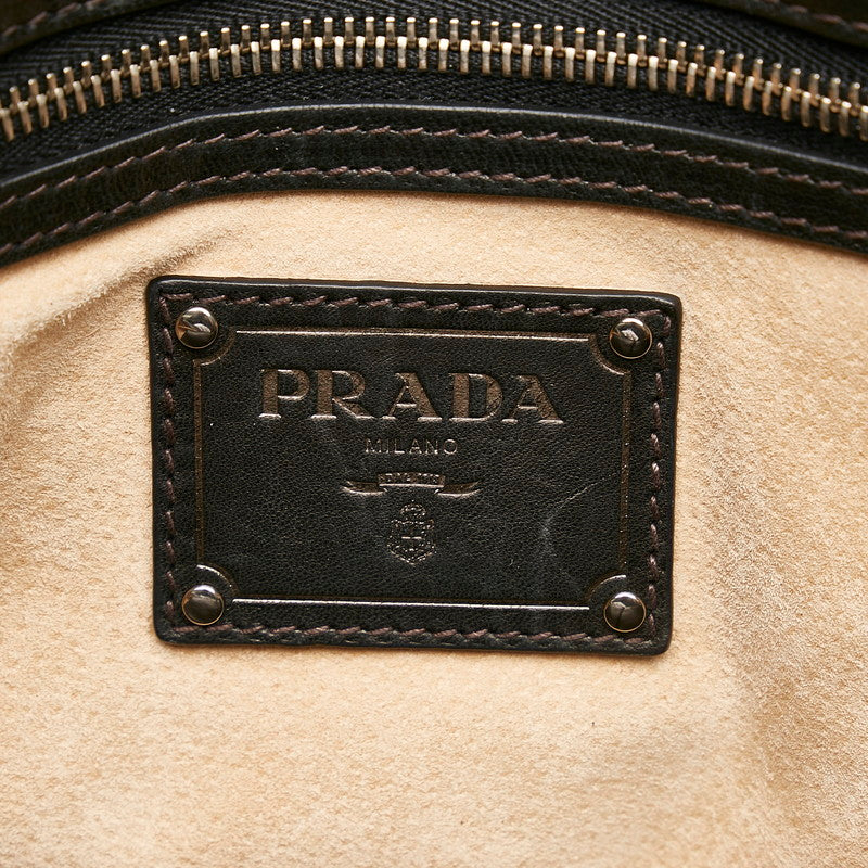 Prada Camouflage Studs Handbag