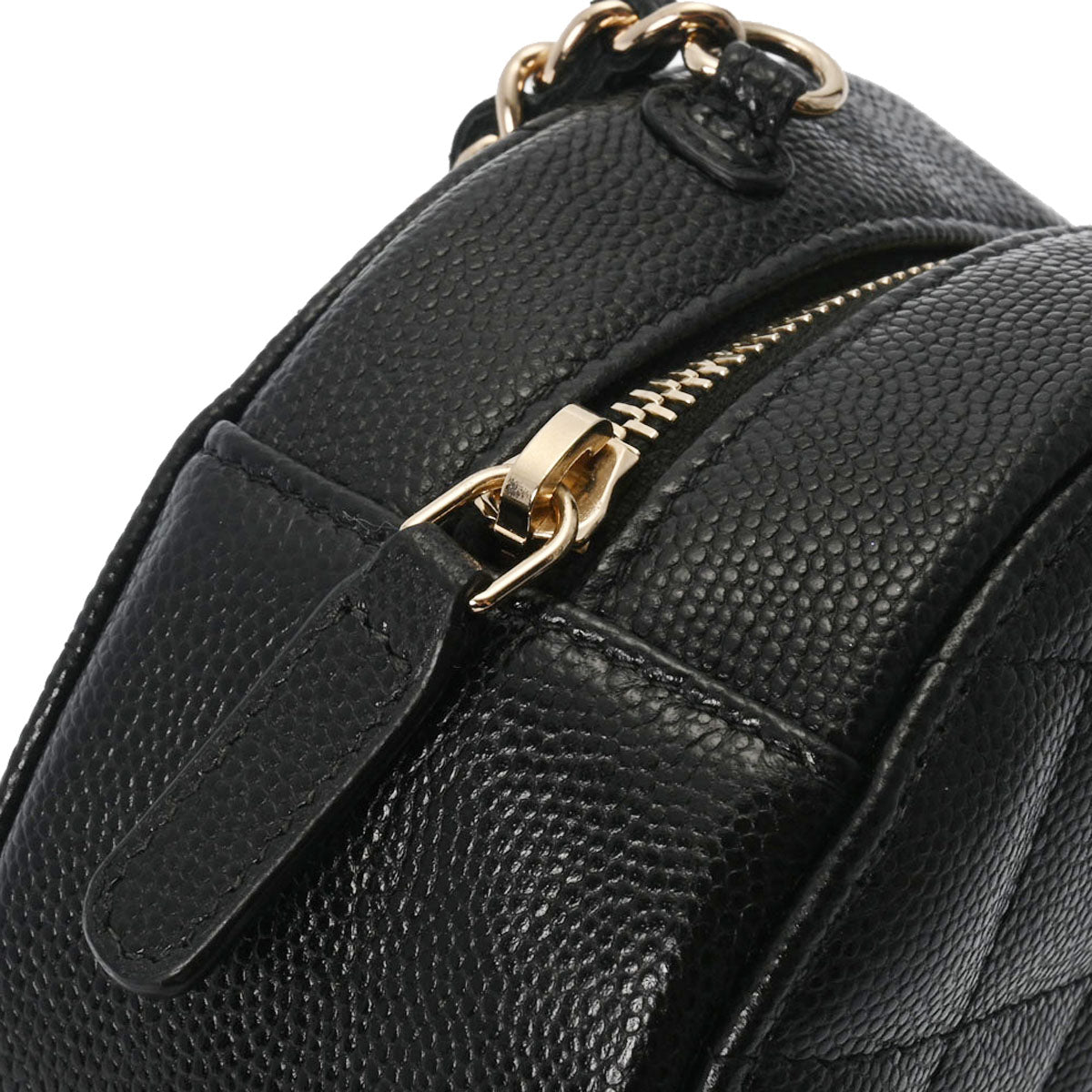 Chanel Matelassé Round Chain Shoulder Bag