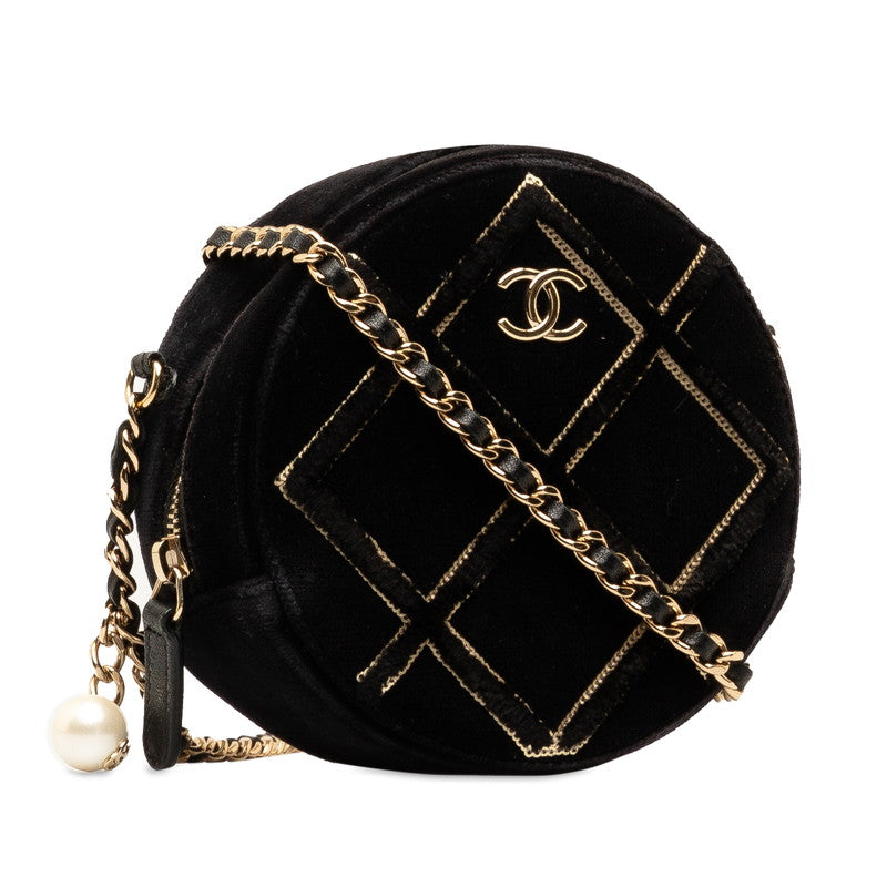 Chanel Matelasse Coco Mark Crossbody Chain Shoulder Bag