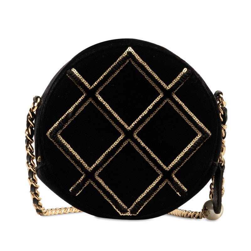 Chanel Matelasse Coco Mark Crossbody Chain Shoulder Bag