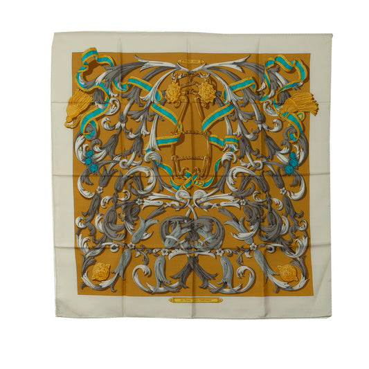 Hermes Le Mors A La Conetable Silk Scarf