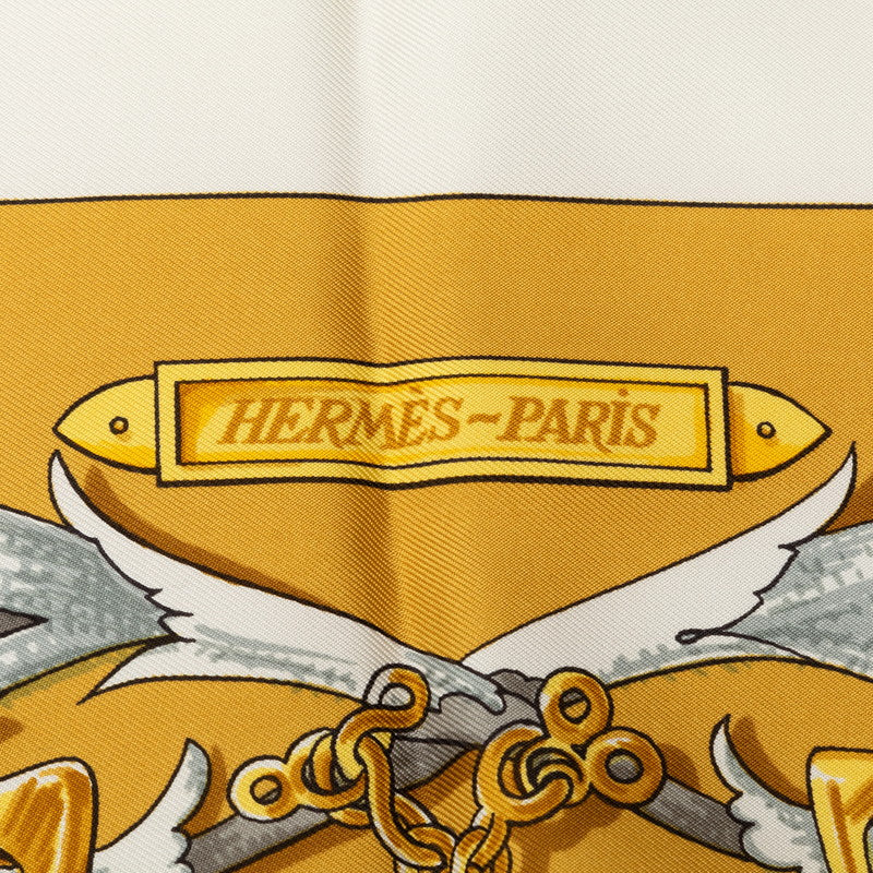 Hermes Le Mors A La Conetable Silk Scarf