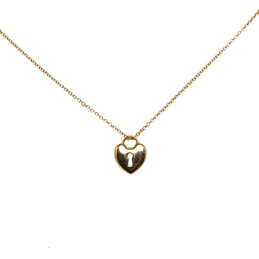 Tiffany & Co. Heart Lock Pendant Necklace