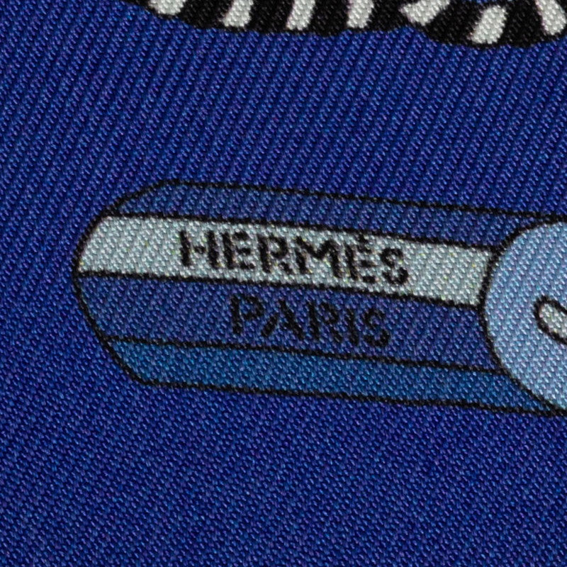 Hermes Twilly Cordages Silk Scarf