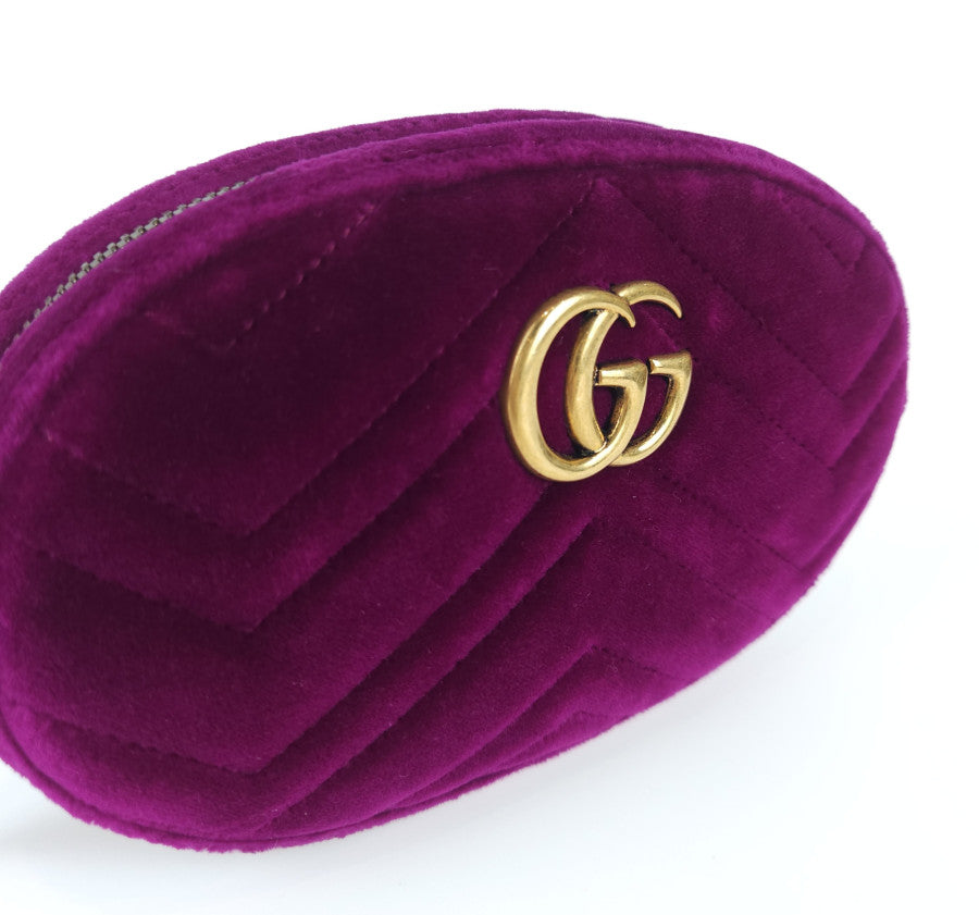 Gucci Marmont Velvet Belt Bag