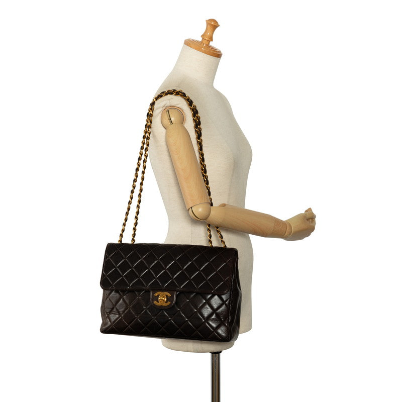 Chanel Lambskin Jumbo Double Flap with Gold Hardware