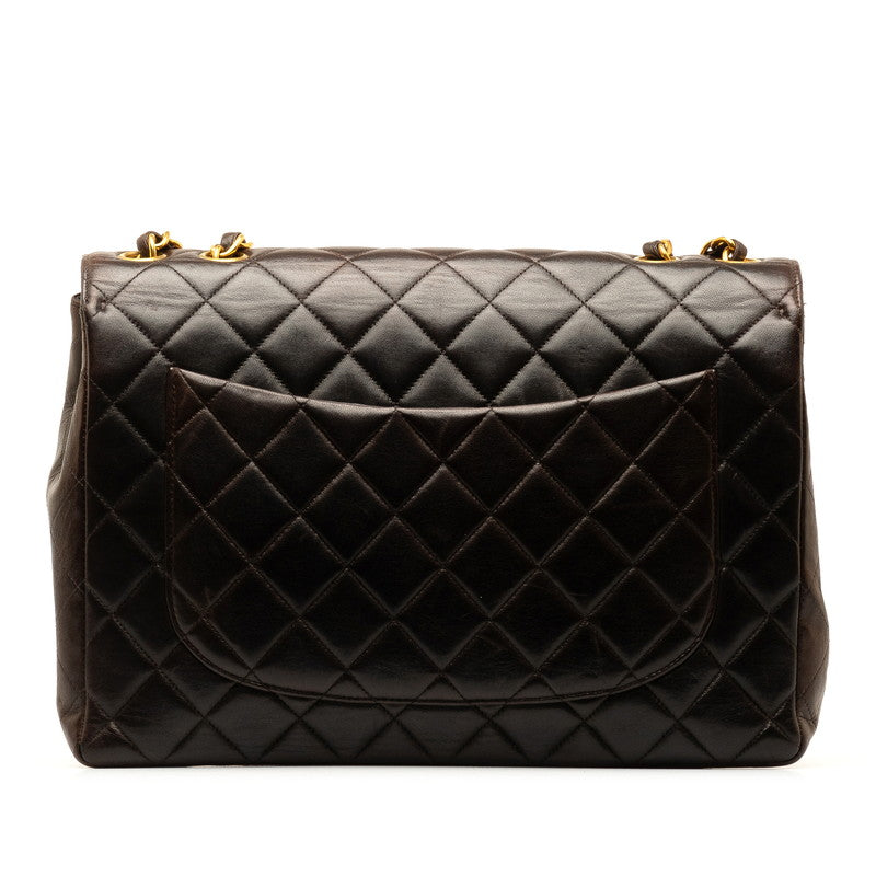 Chanel Lambskin Jumbo Double Flap with Gold Hardware