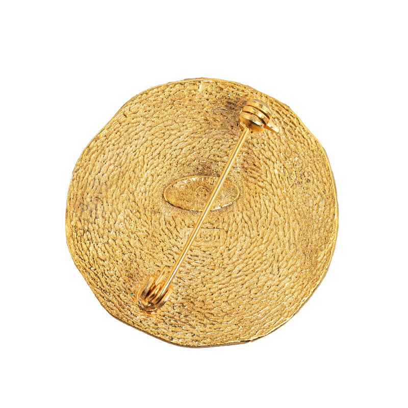 Chanel Cambon Brooch Gold Plated