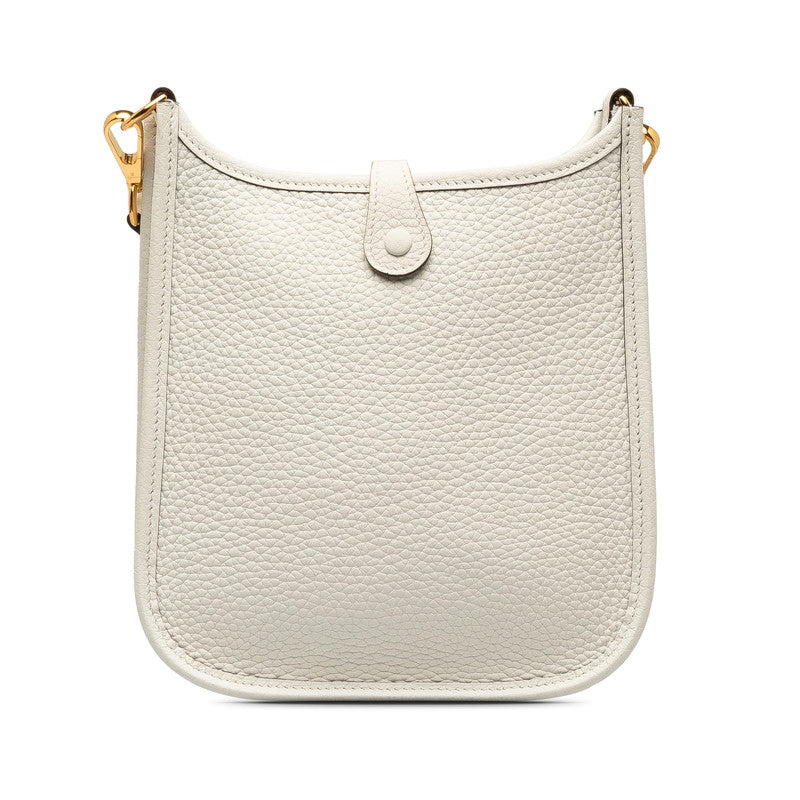 Hermes Evelyn Tpm Diagonal Shoulder Bag White Gold