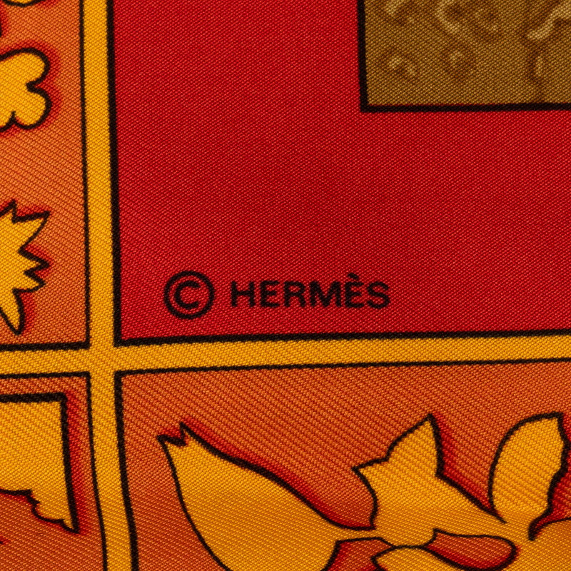 Hermes Early America Silk Scarf