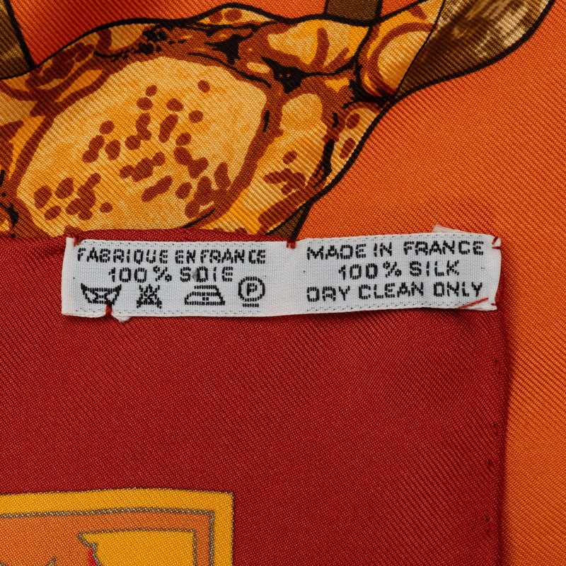 Hermes Early America Silk Scarf