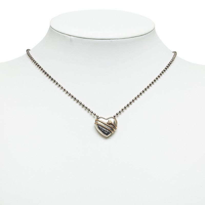 Tiffany & Co. Two Tone Heart & Arrow Necklace