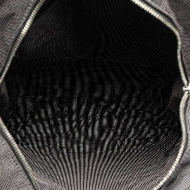 Hermes Black Canvas Herbag Zip Backpack