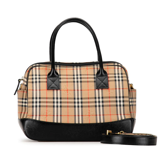 Burberry Nova Check Shadow Horse Handbag Shoulder Bag