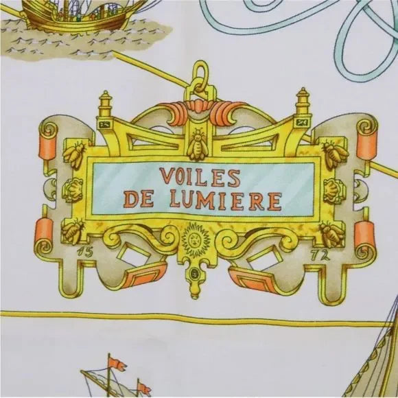 Hermes Carre 90 Voiles De Lumiere Scarf