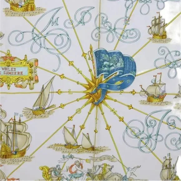 Hermes Carre 90 Voiles De Lumiere Scarf