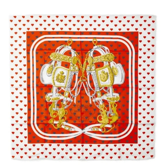 Hermes Brides de Gala Love Scarf