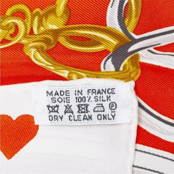 Hermes Brides de Gala Love Scarf