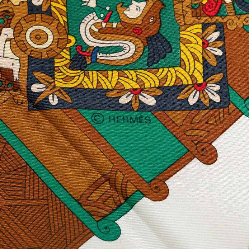 Hermes Carre 90 Astres Et Soleils Celestials and the Sun Silk Scarf