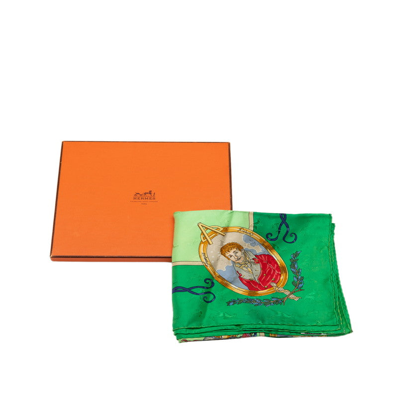 Hermes Le Geographe Silk Scarf