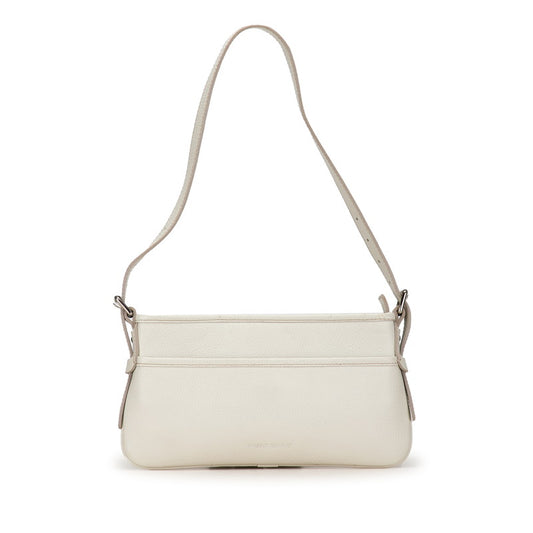 Burberry Nova Check Handbag White Leather