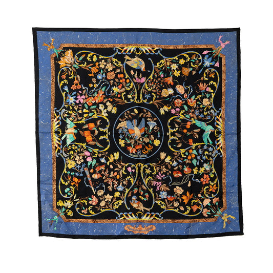 Hermes Carré 90 Pierres D'Orient Et D'Occident Oriental Stone and Western Stonework Silk Scarf