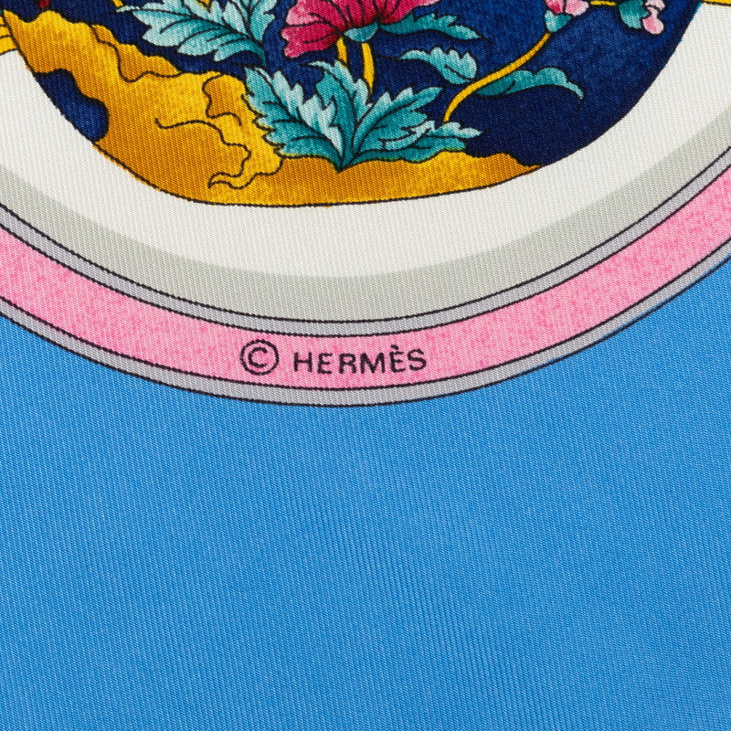 Hermes Carre 90 Pourvu Qu'On Ait L'Ivresse Perfume Bottle Scarf