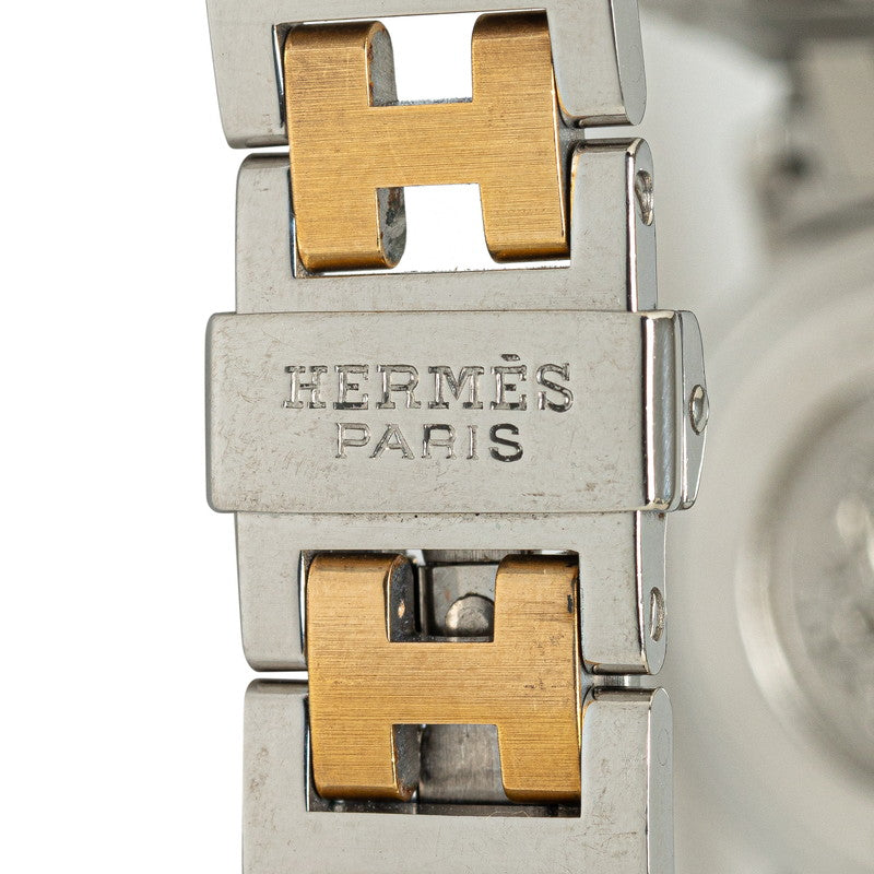 Hermes Clipper Watch Cl4.220 Quartz Ivory Dial