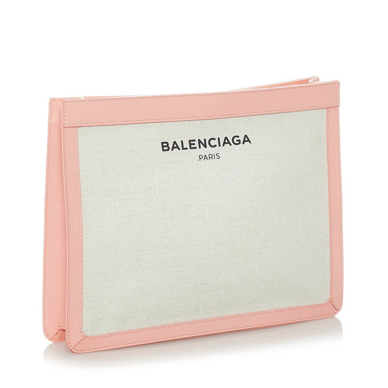 Balenciaga Canvas Clutch Bag