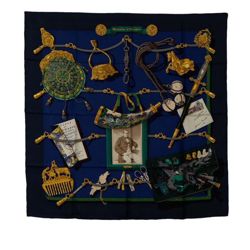 Hermes Memoire D'Hermes Silk Scarf