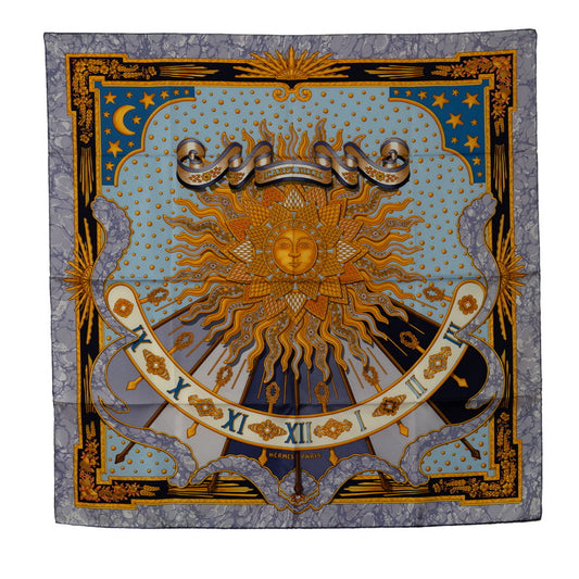 Hermes Carpe Diem Silk Scarf