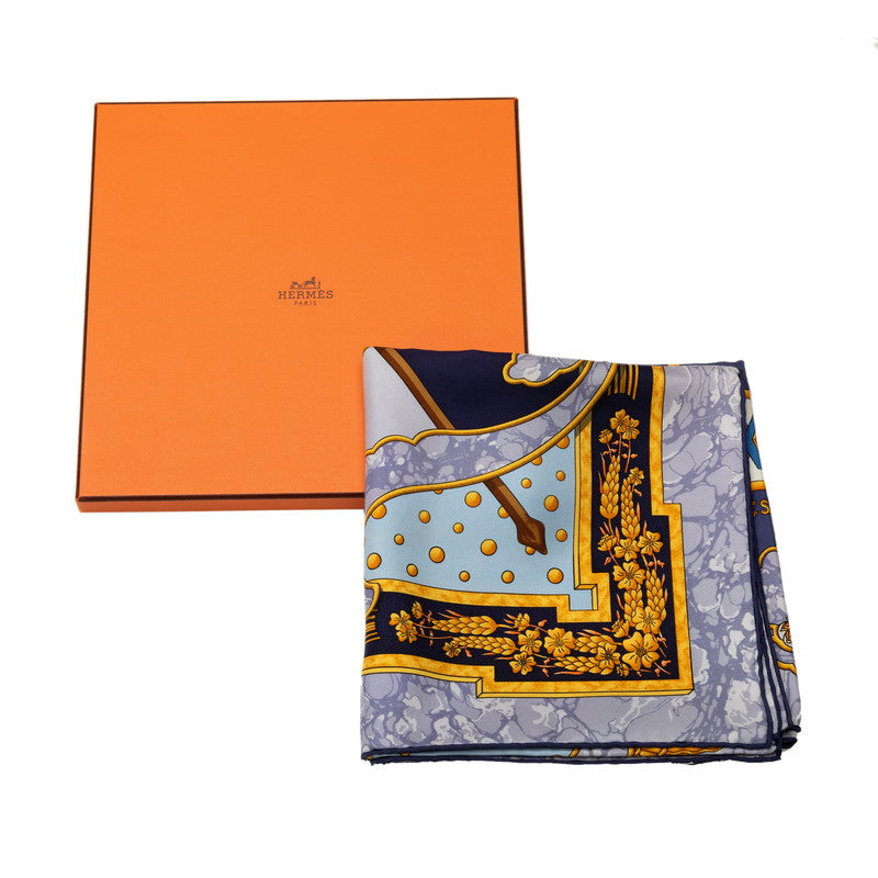 Hermes Carpe Diem Silk Scarf