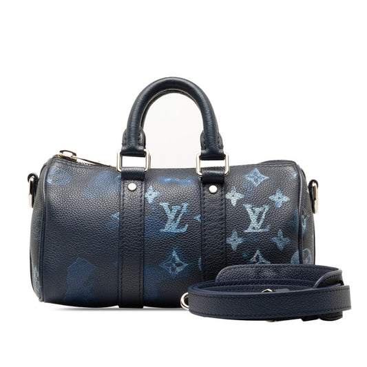 Louis Vuitton Limited Edition Watercolor Ink Monogram Keepall Bandouliere XS