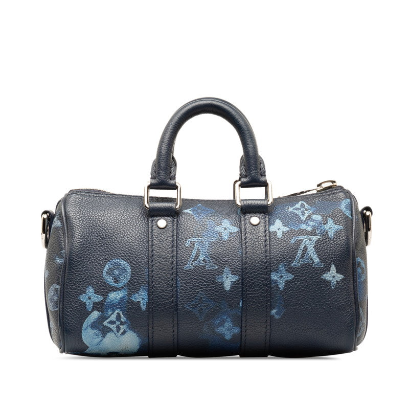 Louis Vuitton Limited Edition Watercolor Ink Monogram Keepall Bandouliere XS