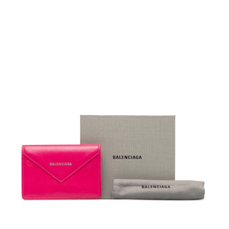 Balenciaga Pink Leather Card Case