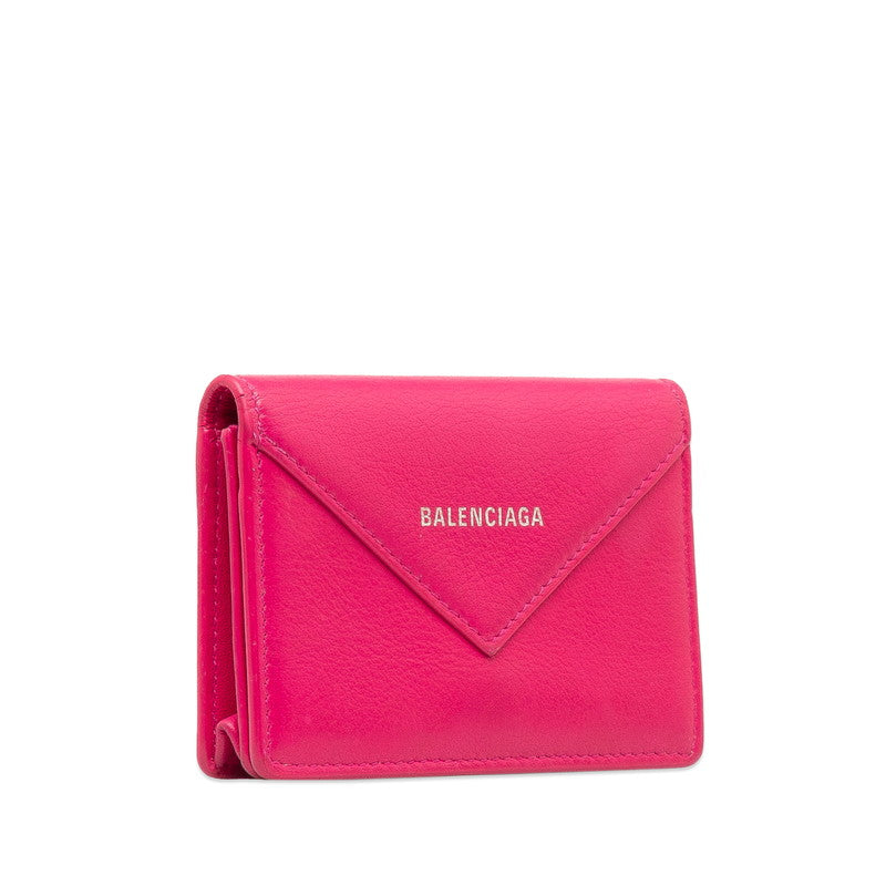 Balenciaga Pink Leather Card Case