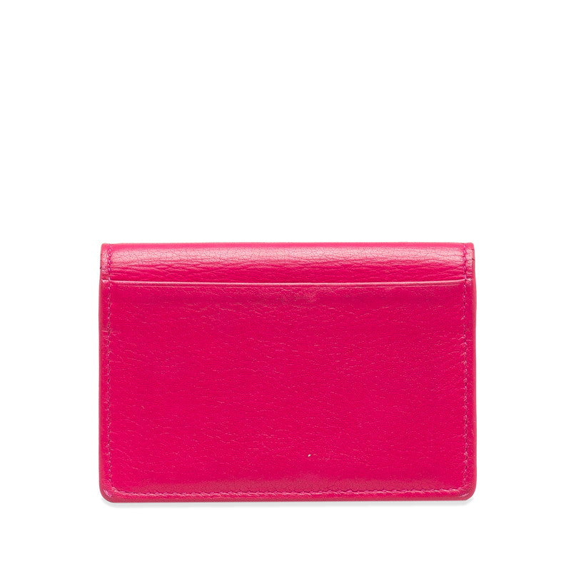 Balenciaga Pink Leather Card Case