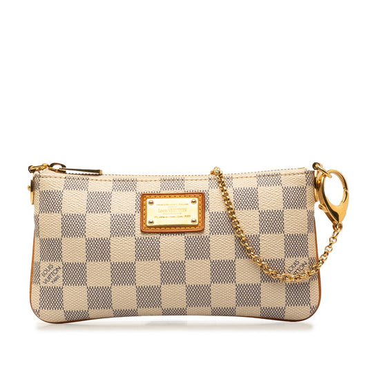 Louis Vuitton Damier Azur Pochette Mira Mm Accessory Pouch