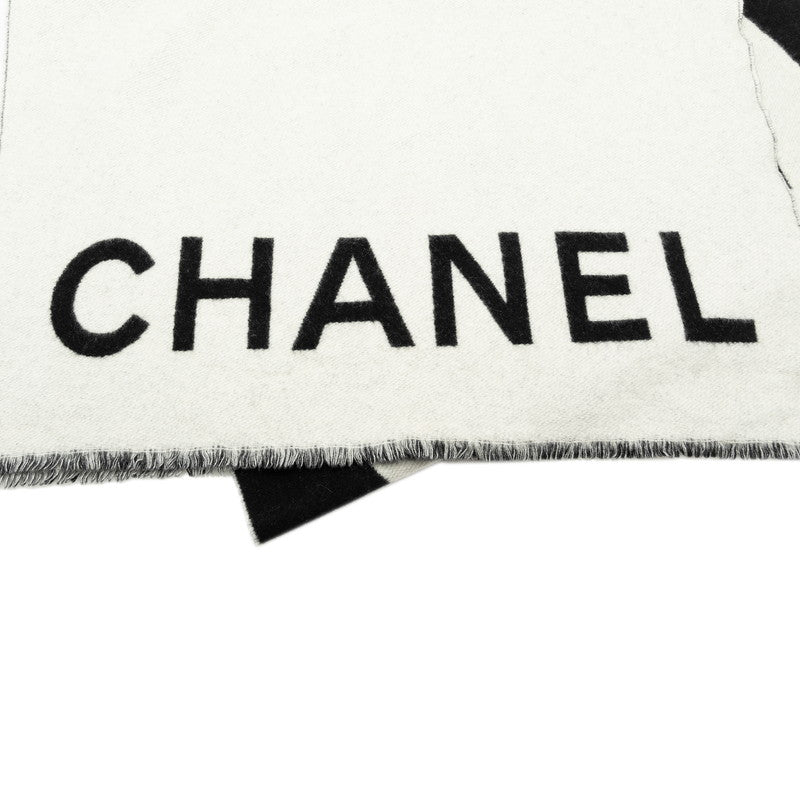 Chanel CC Fringe Cashmere Scarf