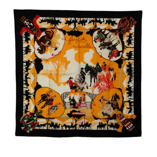 Hermes Feria De Sevilla Silk Scarf