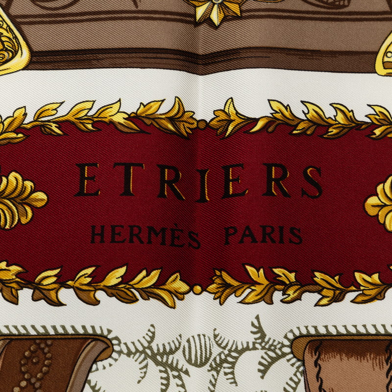 Hermes Silk Etriers Scarf